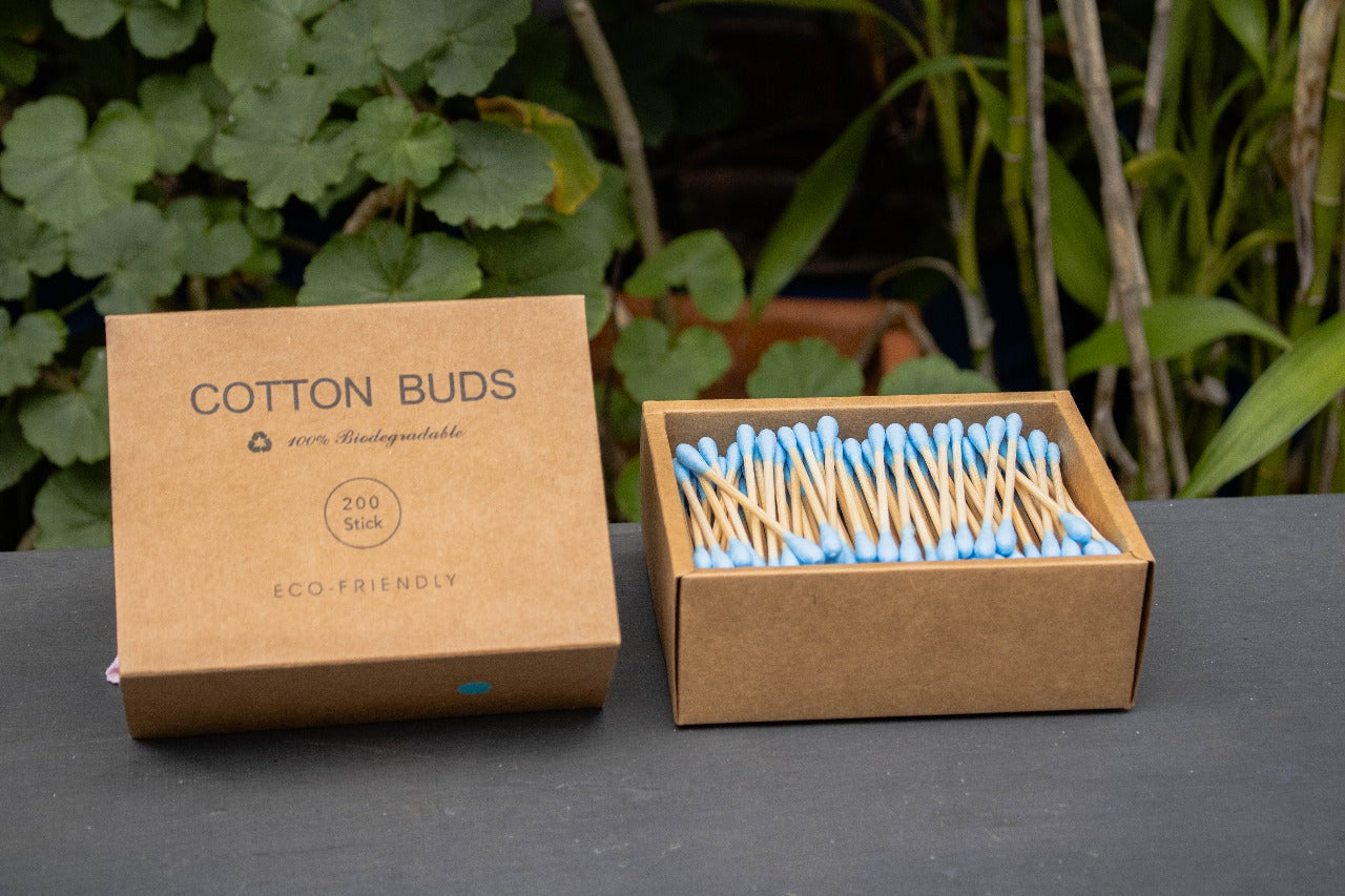 Copos de Bambú y Algodón X200 Unidades