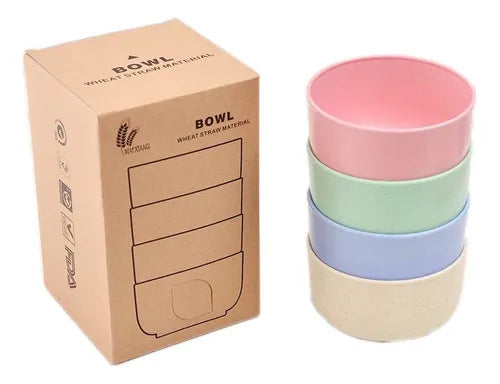 Bowl X4 Colores en Caja