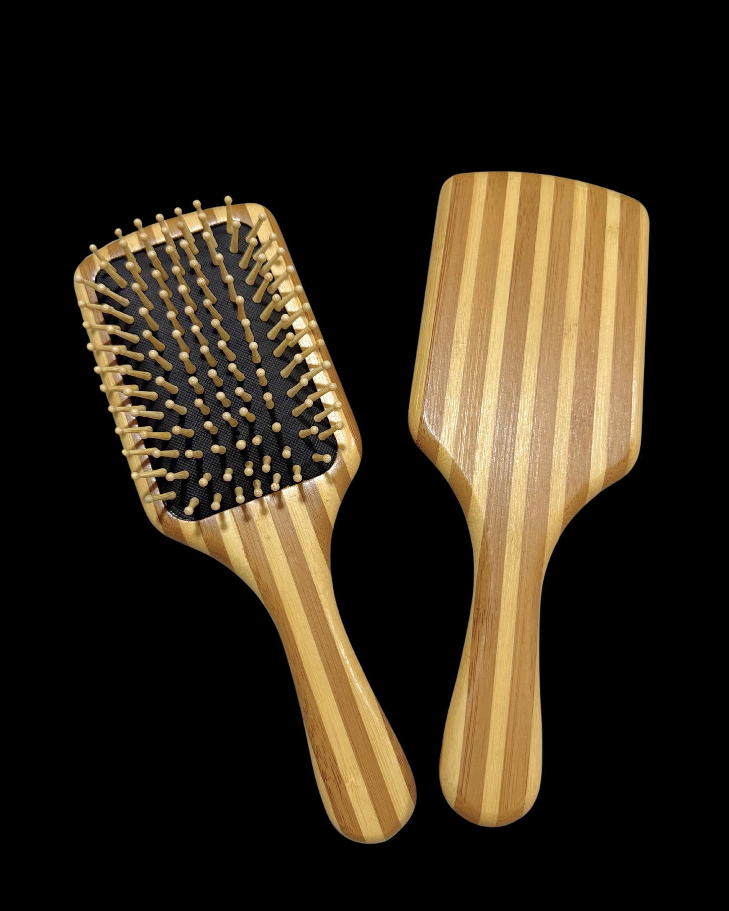 Peine RAYAS de Bambú Natural con Cerdas Suaves