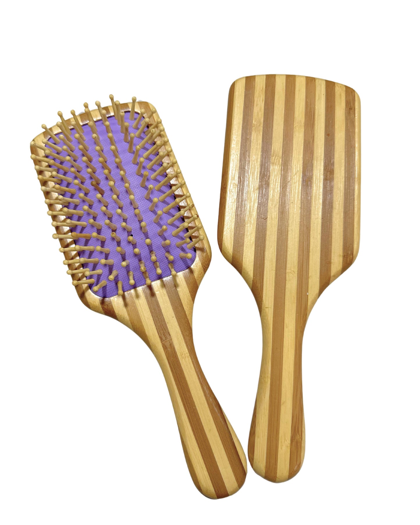 Peine RAYAS de Bambú Natural con Cerdas Suaves