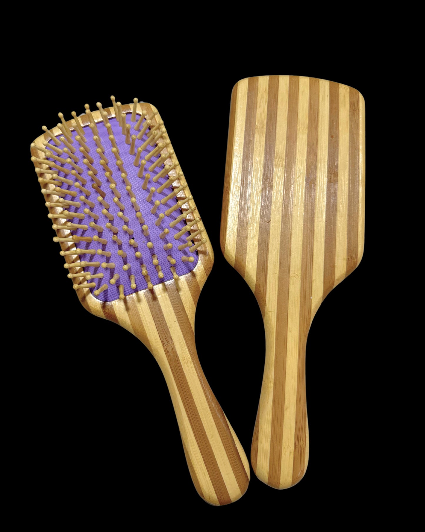 Peine RAYAS de Bambú Natural con Cerdas Suaves