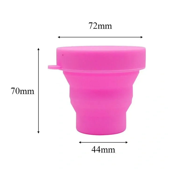 Vaso Plegable Para Copa Menstrual