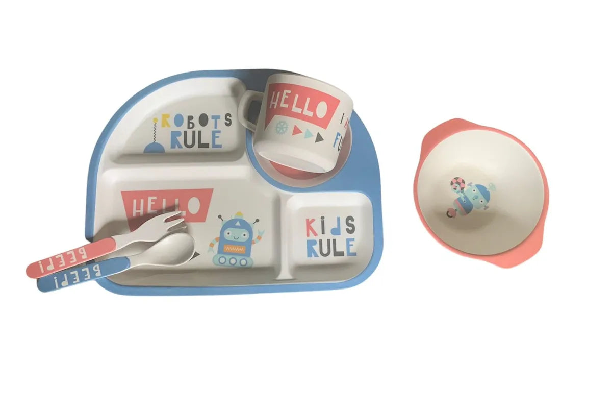 Vajilla Niños - Fibra de Bambú