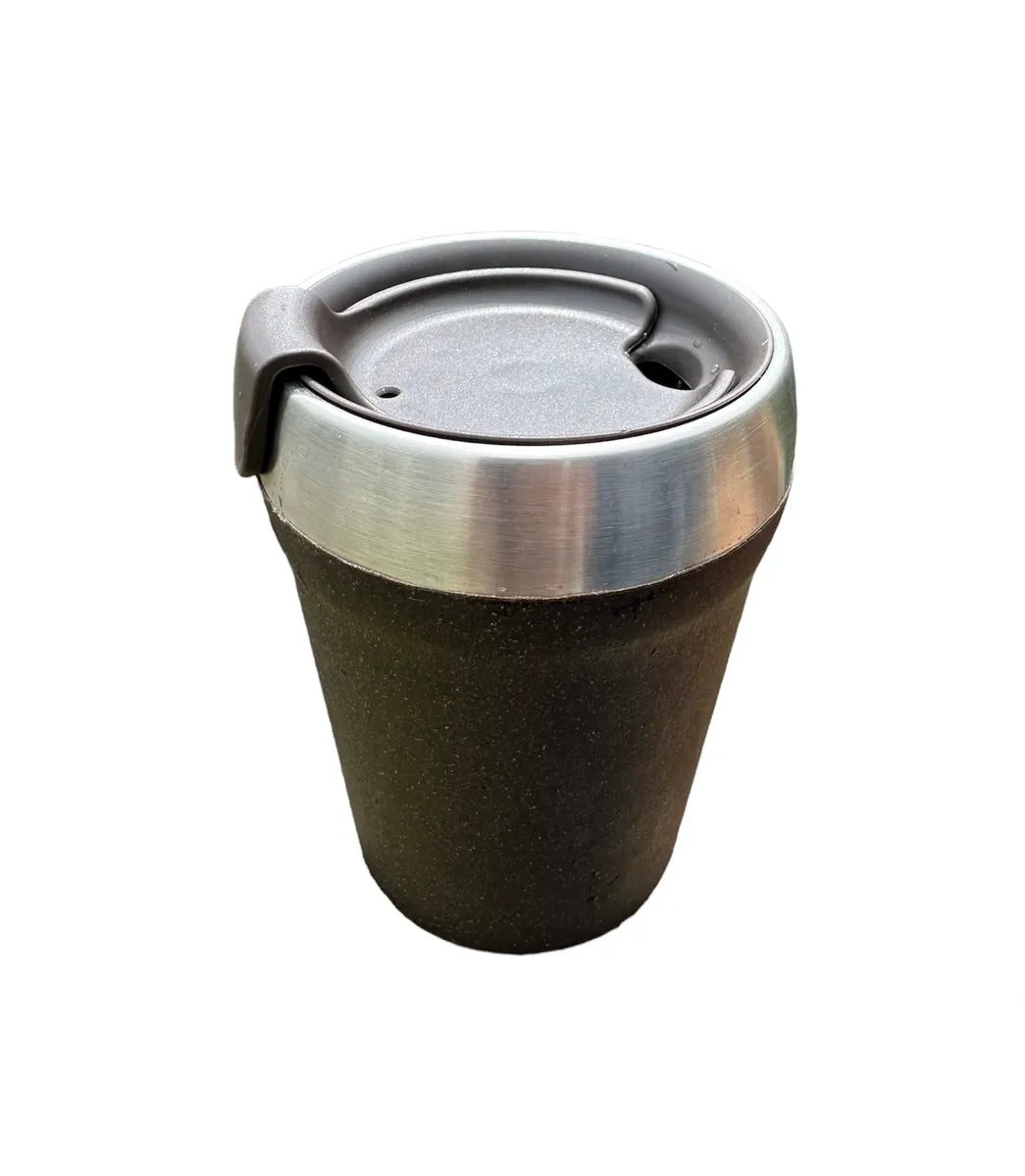 MUG ACERO + FIBRA DE CAFÉ