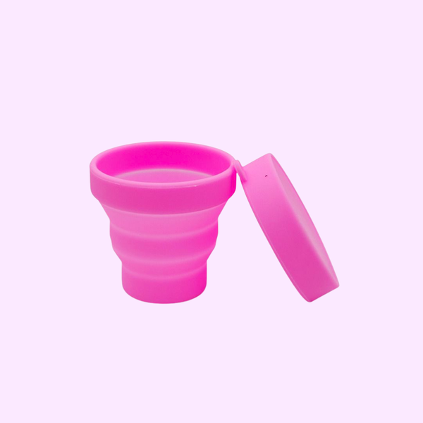 Vaso Plegable Para Copa Menstrual