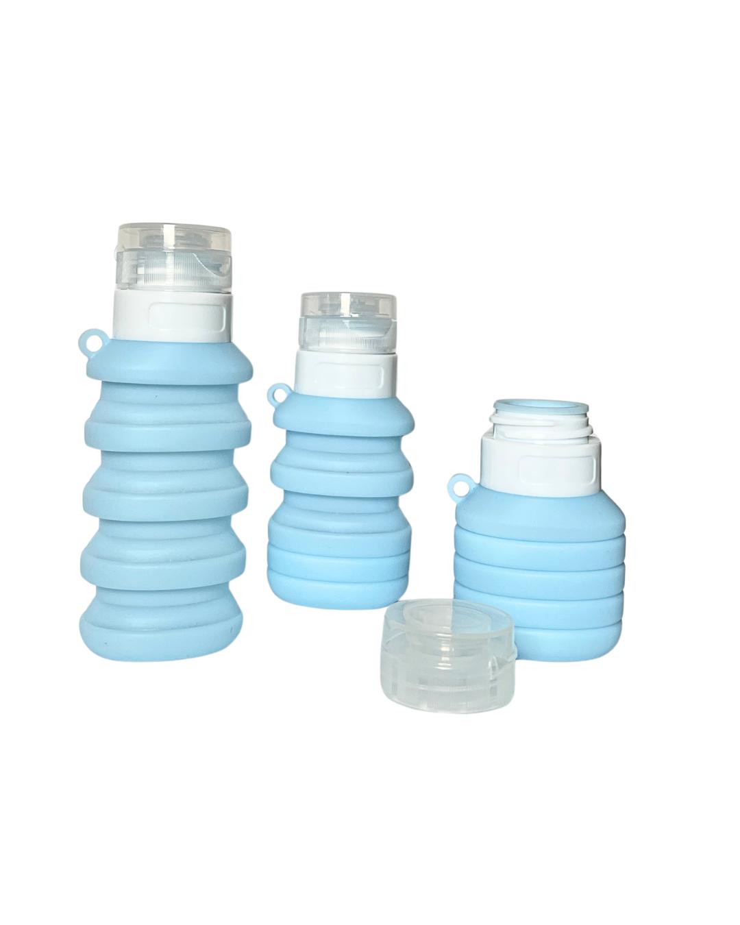 Botella Plegable de Silicona 150 ml – Ideal para Viaje