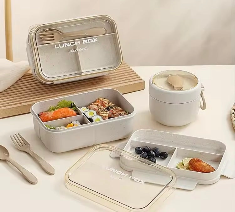 LONCHI BAG + 2 POTACOMIDAS + CUBIERTOS