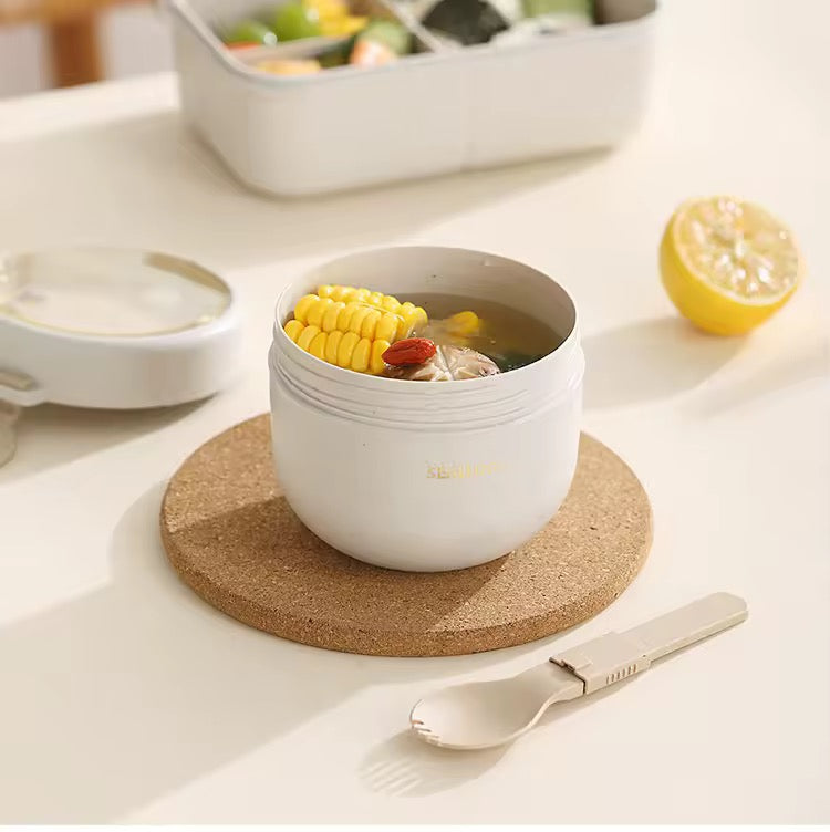 LONCHI BAG + 2 POTACOMIDAS + CUBIERTOS