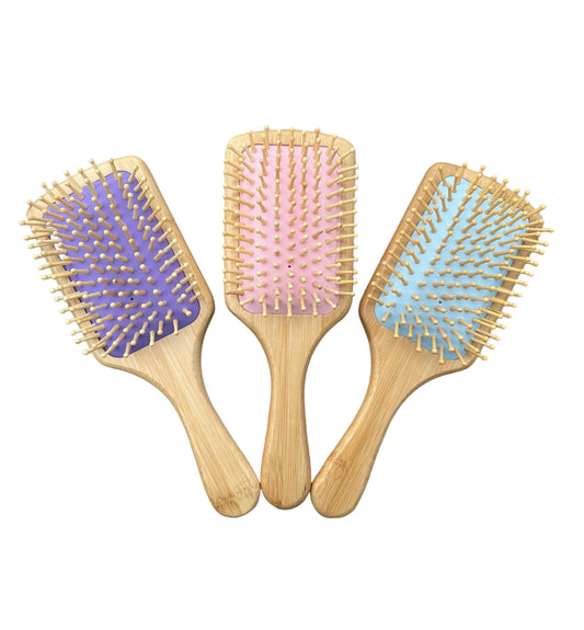 Peine LISO de Bambú Natural con Cerdas Suaves