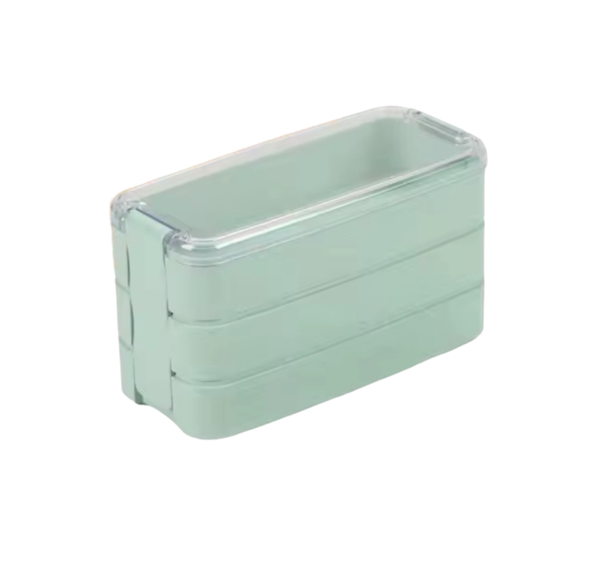 Lonchera Portacomidas Tria, 3 compartimientos + Cubiertos