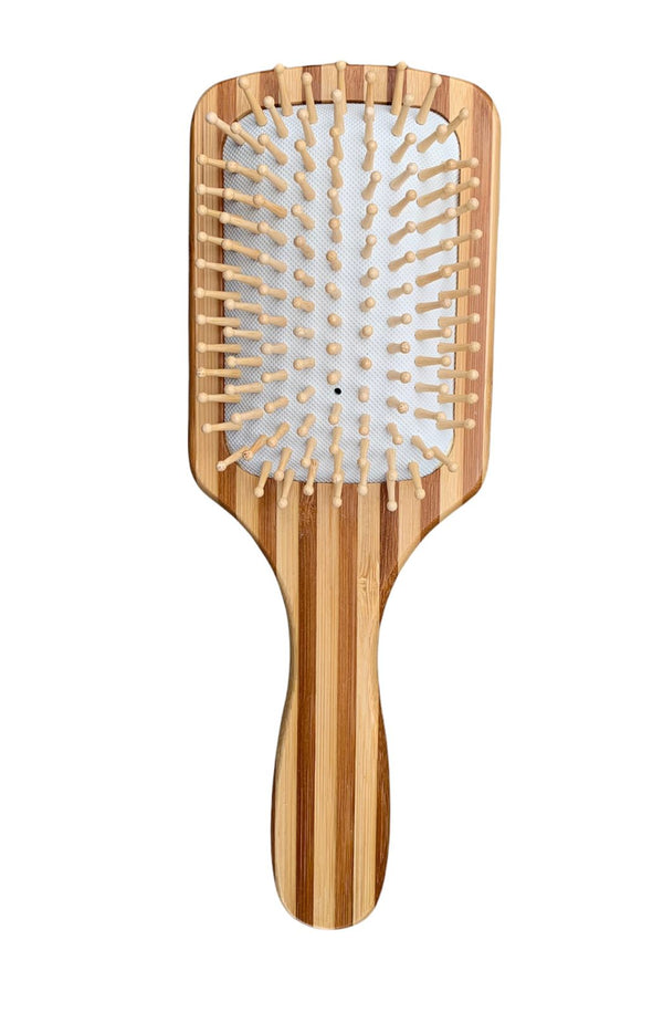 Peine RAYAS de Bambú Natural con Cerdas Suaves