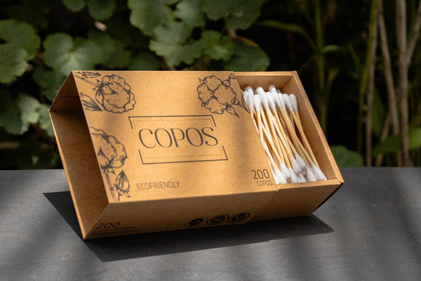 Copos de Bambú y Algodón X200 Unidades