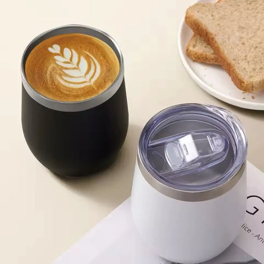 MUG TAZA COCTEL - HUEVO- ACERO 300 ml