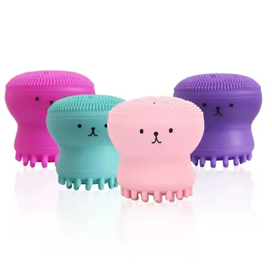 Pulpo - Cepillo limpieza Facial Silicona